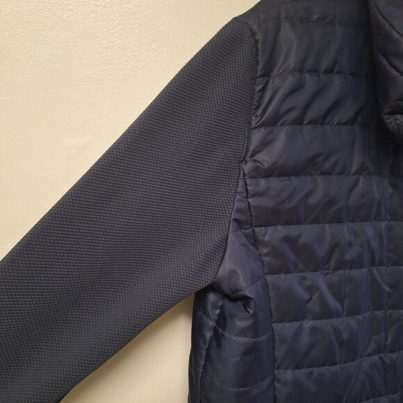 Vince Camuto Blue Jacket Full Zip Mens Large Hooded Pockets Hiking Camp Outdoors - Picture 3 of 12